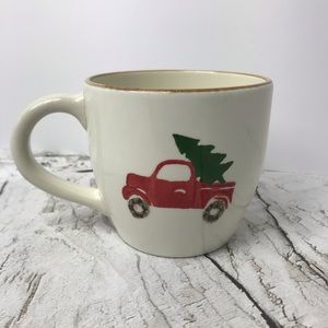 Farmhouse Style Christmas Mug White
